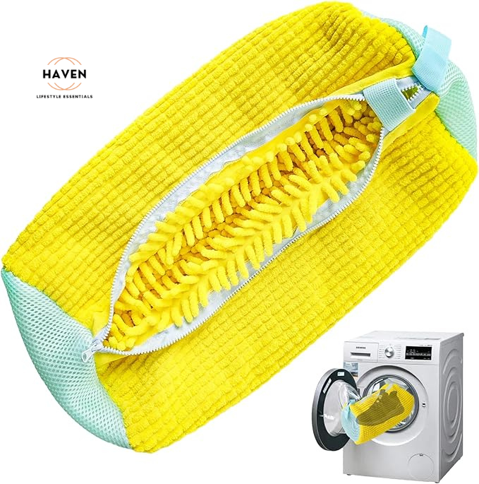 Chenille Shoe Laundry Bag: The Easiest Way to Clean Sneakers Like New