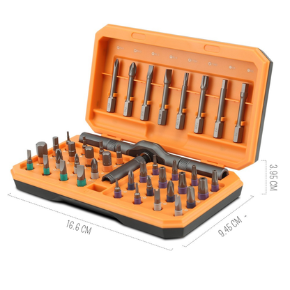 Professional, precise ratchet screwdriver with two-way magnetic mechanism, smart tool set for home and electronics repairs