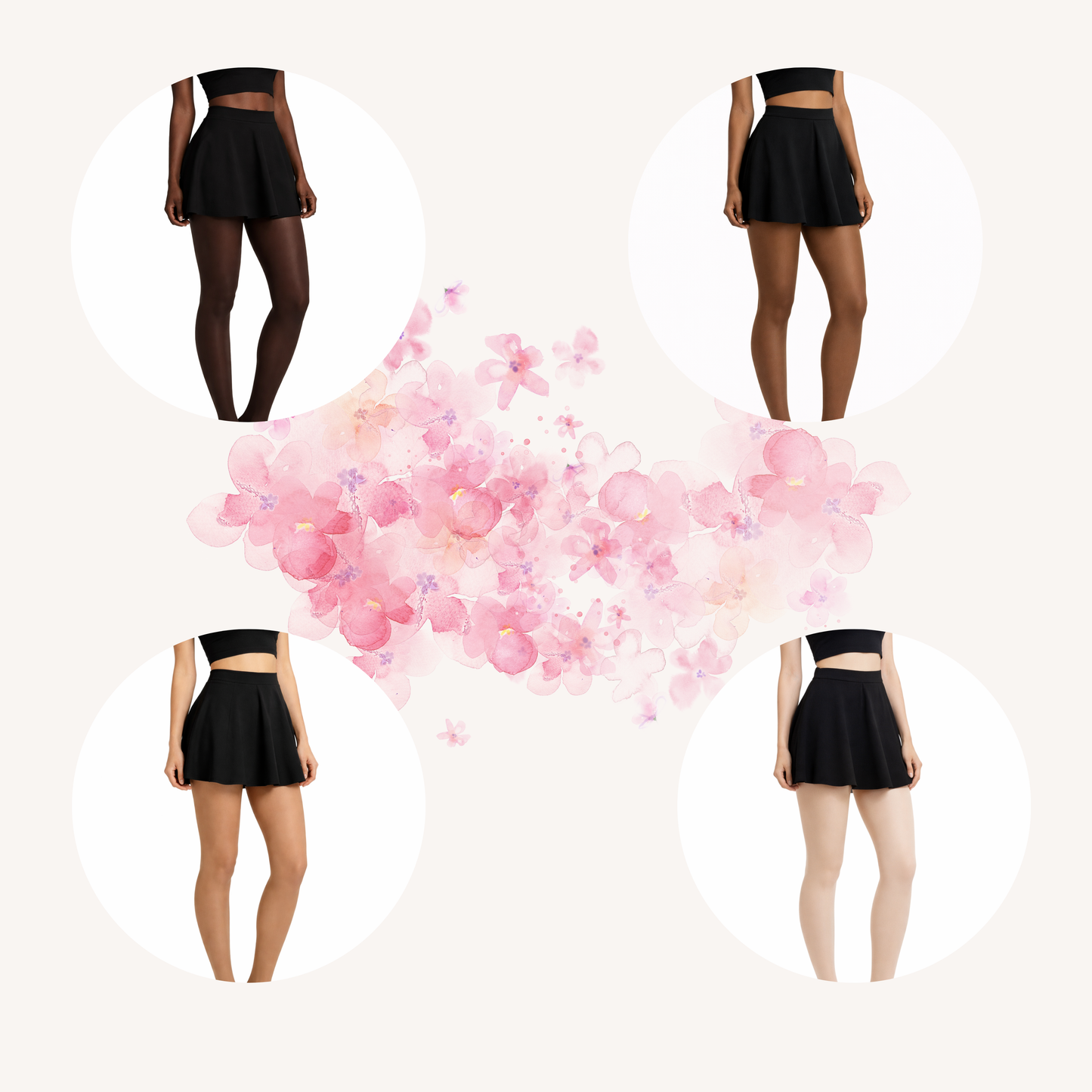 טייטס תרמי מחטב חצי שקוף עם בטנת פליז מותן גבוהה