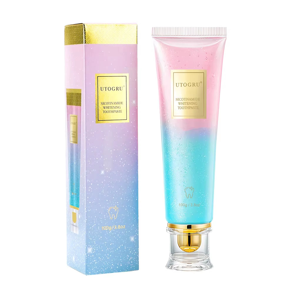 100G Niacinamide Whitening Toothpaste Refreshing Clean Teeth for Men and Women Fresh Breath Toothpaste to Remove Tooth Stains