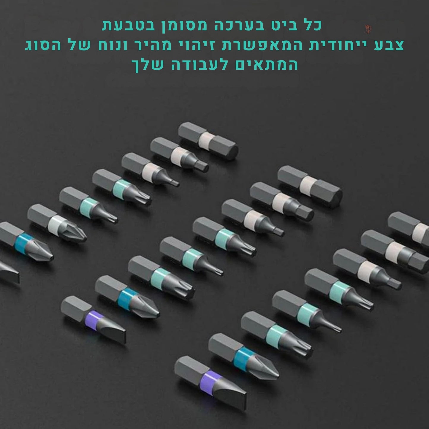 מברג רטצ׳ט מקצועי מדויק עם מנגנון מגנטי דו־כיווני סט כלי עבודה חכם לתיקוני בית ואלקטרוניקה