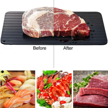 Revolutionary Fast Defrosting Tray: Thaw Your Frozen Foods Like a Pro in Minutes!