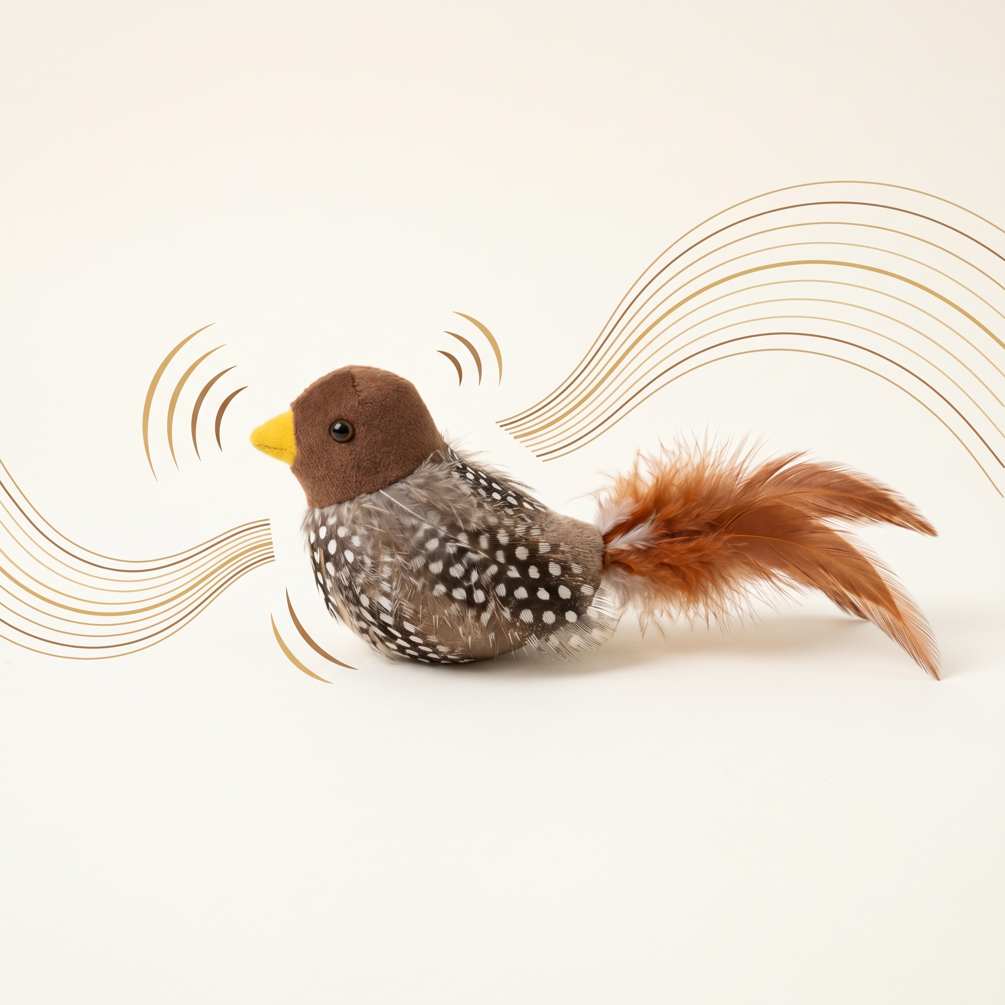 Chirping Bird Cat Toy - Realistic sounds
