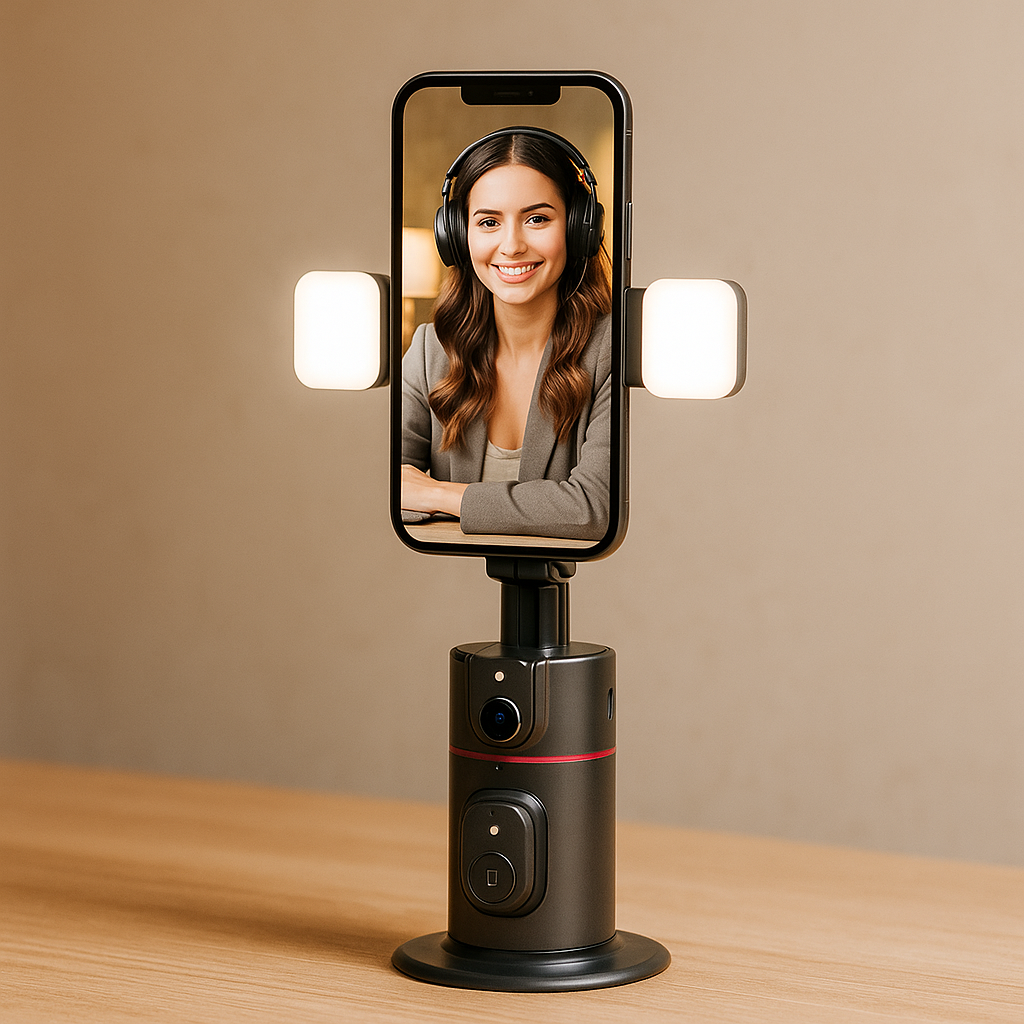 AimoStand מעמד חכם למעקב פנים וצילום אוטומטי ללא ידיים