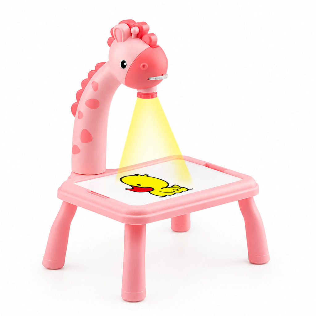 Kids LED Projector Drawing Board complete accessories set