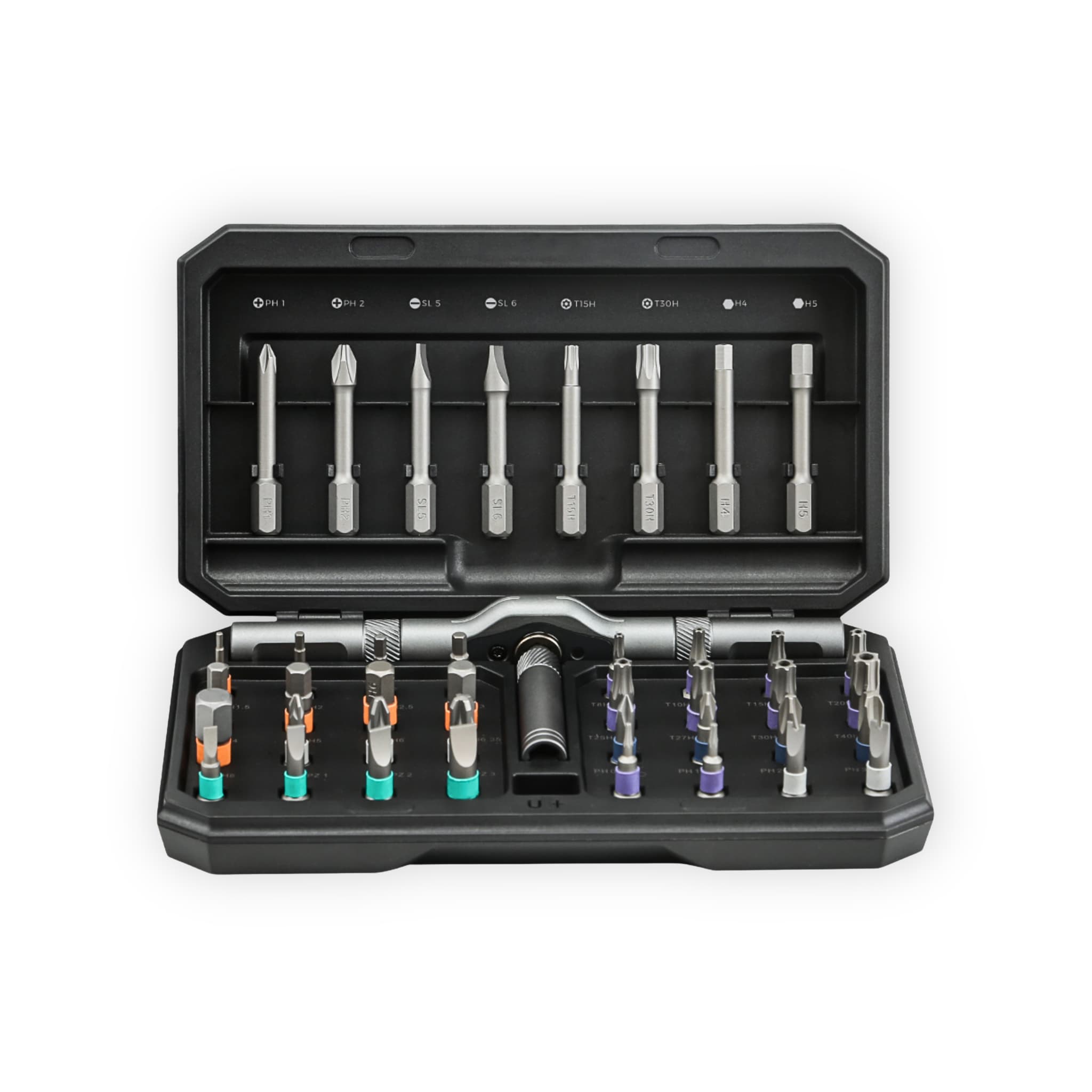 Professional 42 Piece Ratchet Screwdriver Set Magnetic Precision