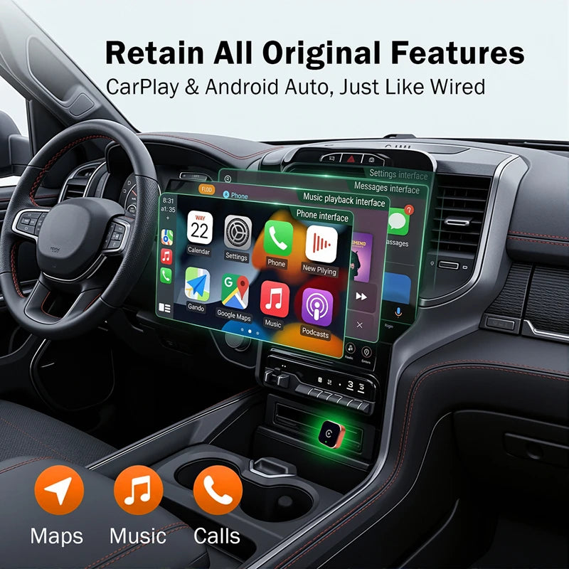Retain all original CarPlay features