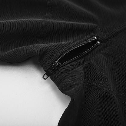 מחטב גוף שלם לנשים עם רוכסן והרמת ישבן מחטב בטן ומותניים מושלם לשמלות ואירועים