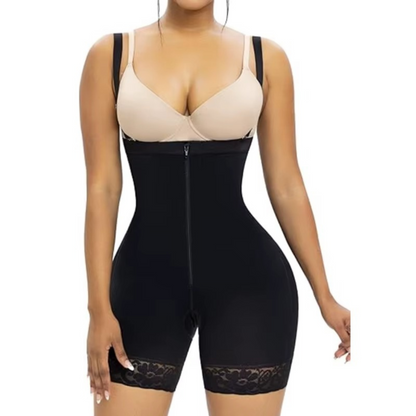מחטב גוף שלם לנשים עם רוכסן והרמת ישבן מחטב בטן ומותניים מושלם לשמלות ואירועים