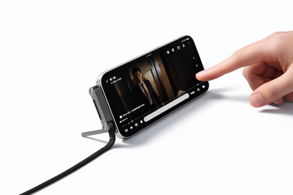 Charging cable with built-in stand and fast charging