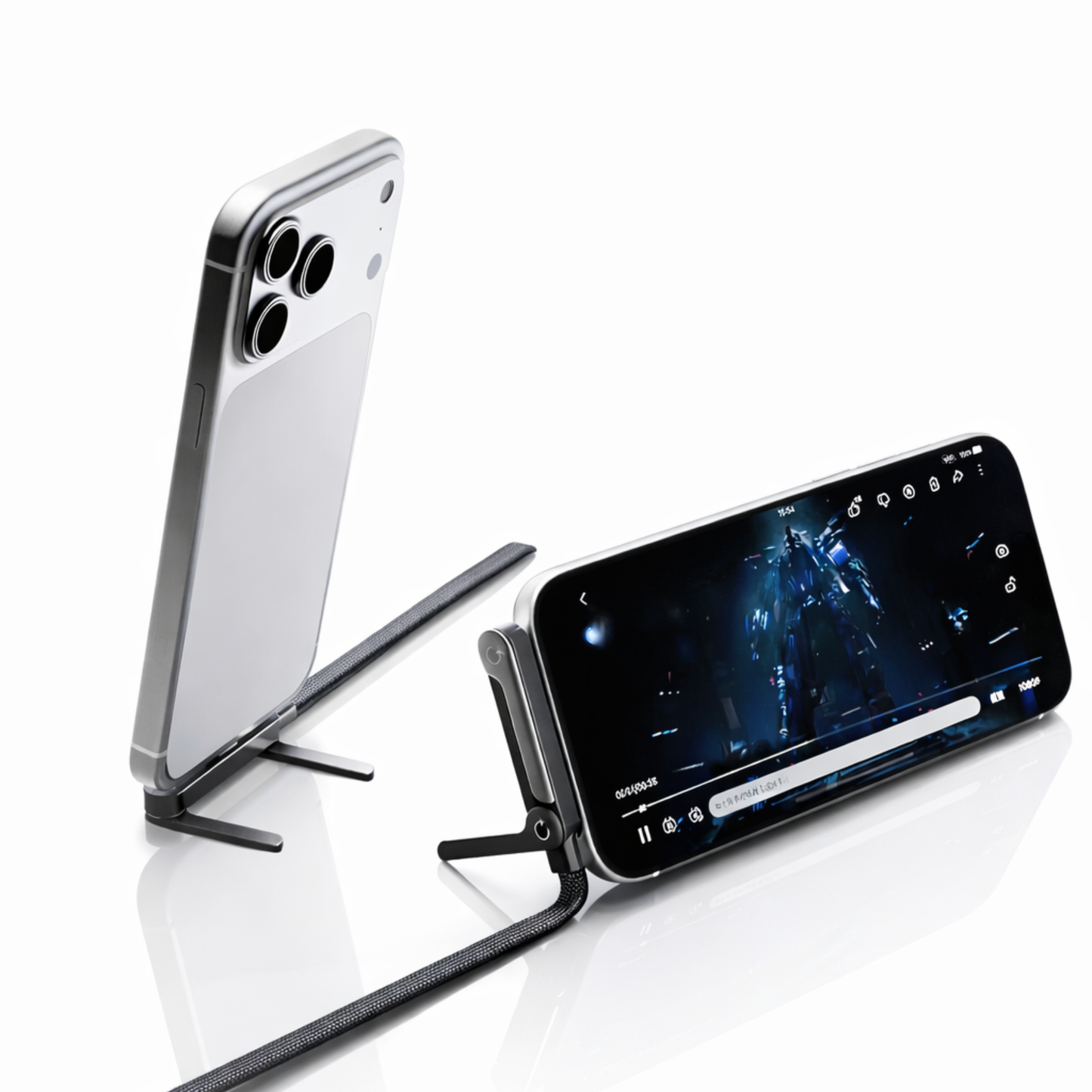 Charging cable with built-in stand and fast charging