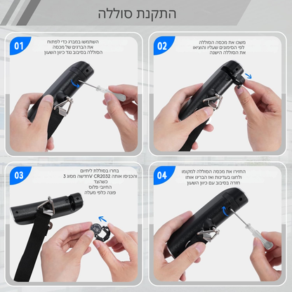 משקל דיגיטלי נייד למזוודות עד 50 קילוגרם מדויק וקל לשימוש