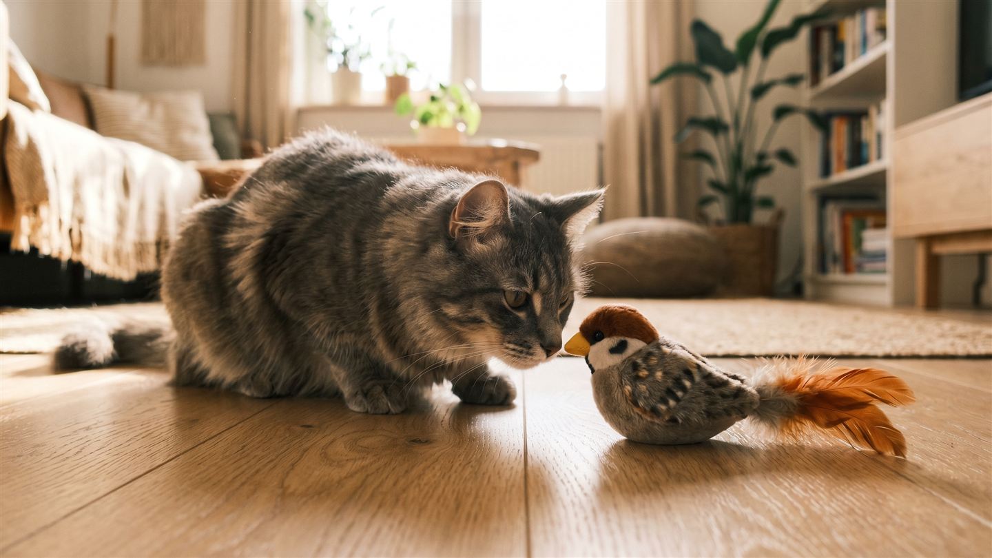Chirping Bird Cat Toy
