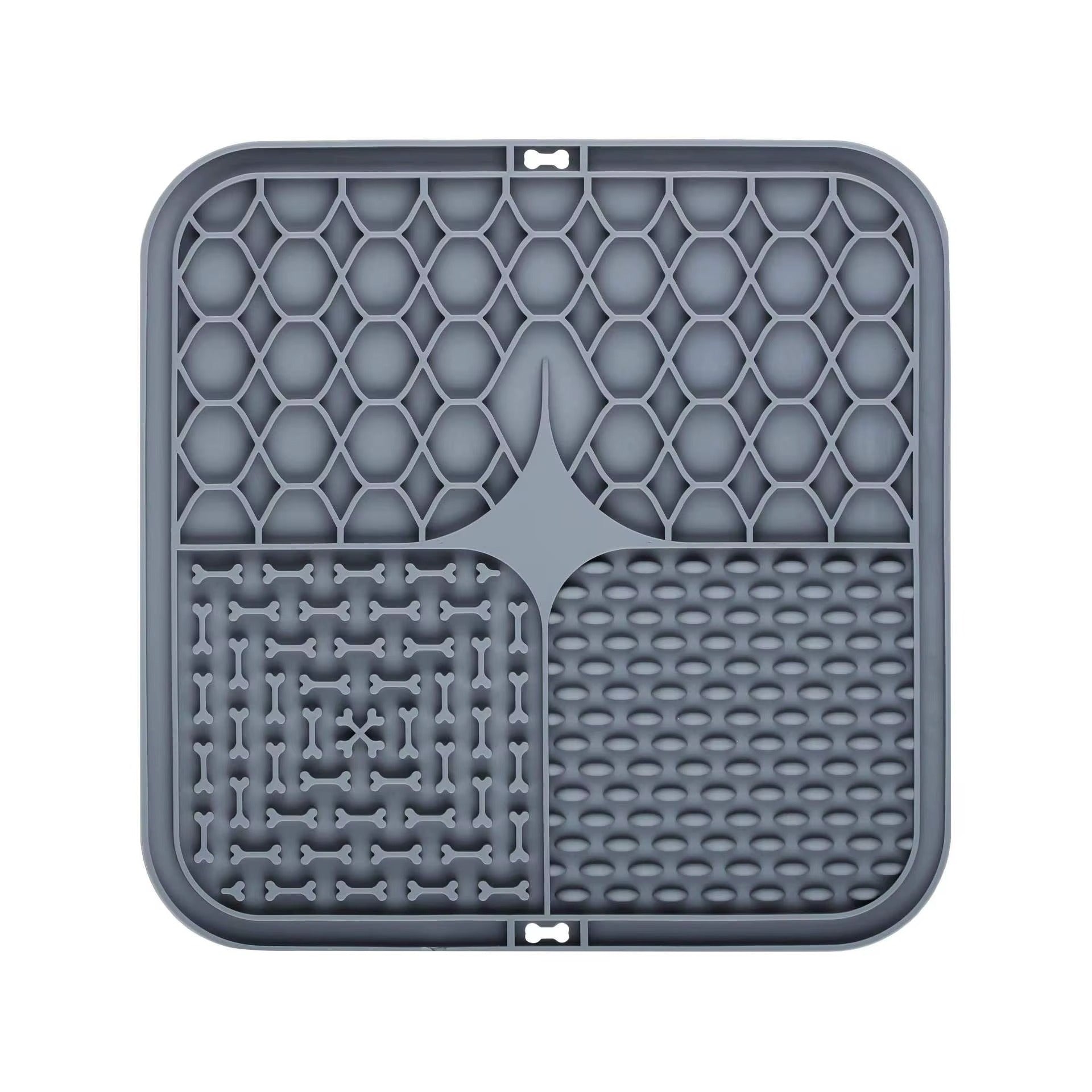 Silicone Dog Lick Mat - Gray