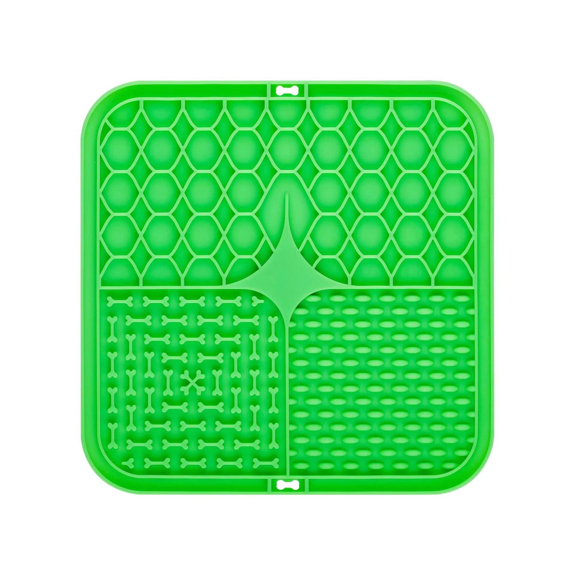 Silicone Dog Lick Mat - Green
